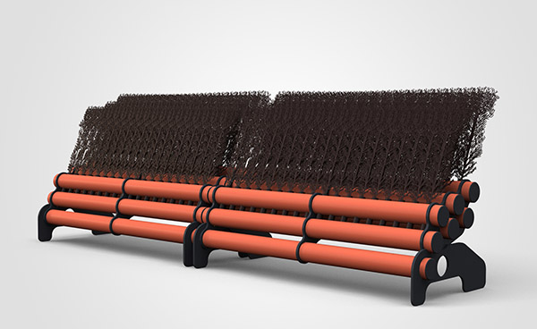 3 Layer Brush 3mtr - Orange